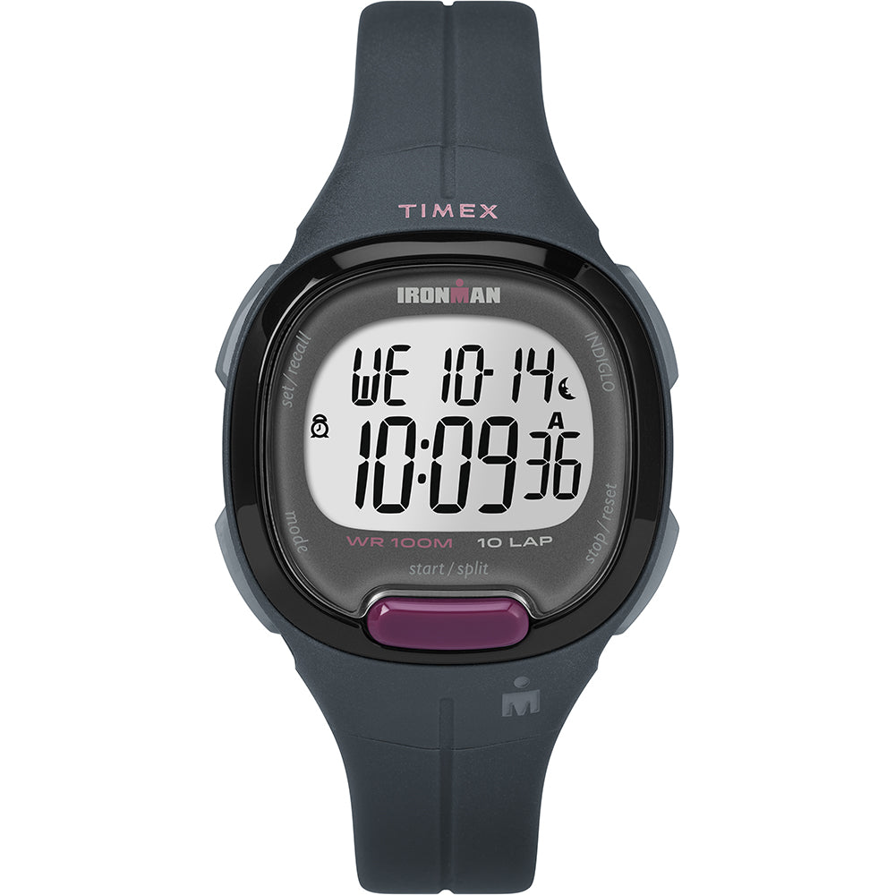 Timex IRONMAN Essentials 10-Lap Multisport - Grey/Purple TW5M2000
