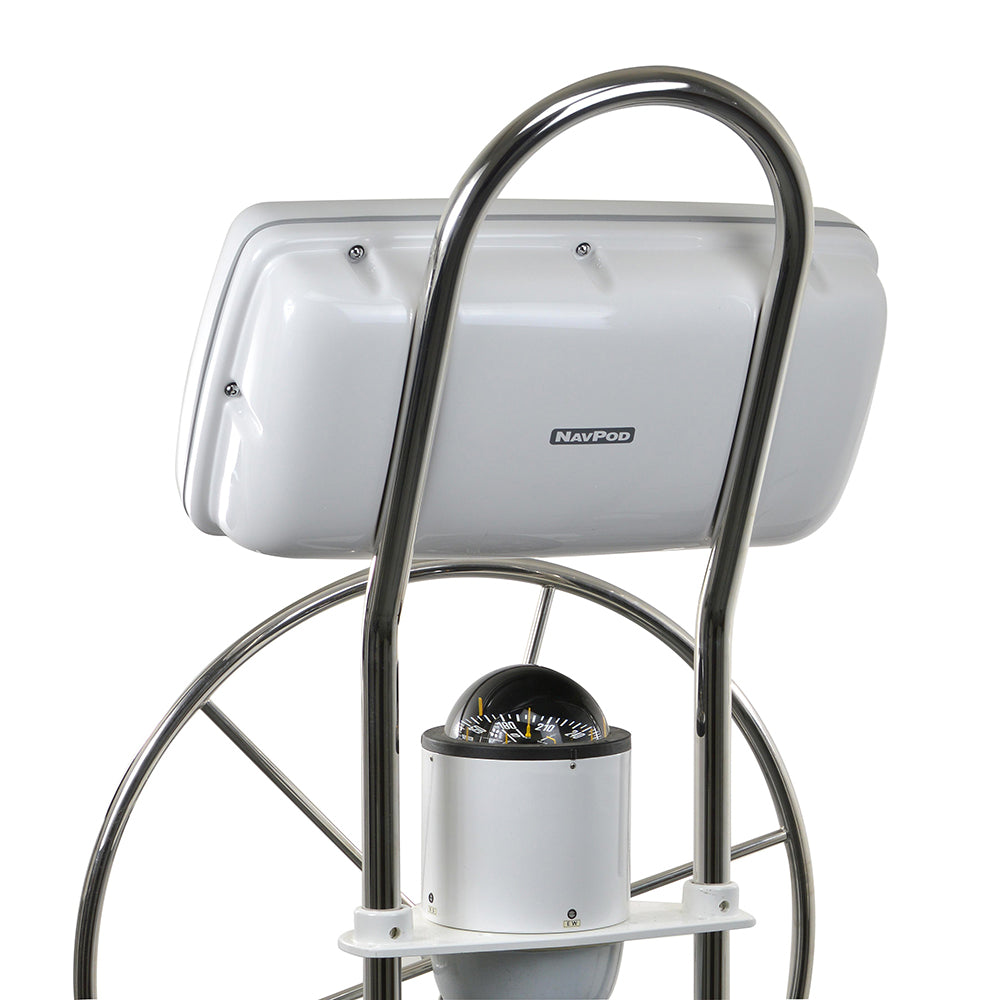 NavPod SystemPod Precut f/Simrad NSS12 evo3/B&G Zeus3 12 & 2 Instruments (3.6&Prime; holes) f/12&Prime; Wide Guard GP2170-16