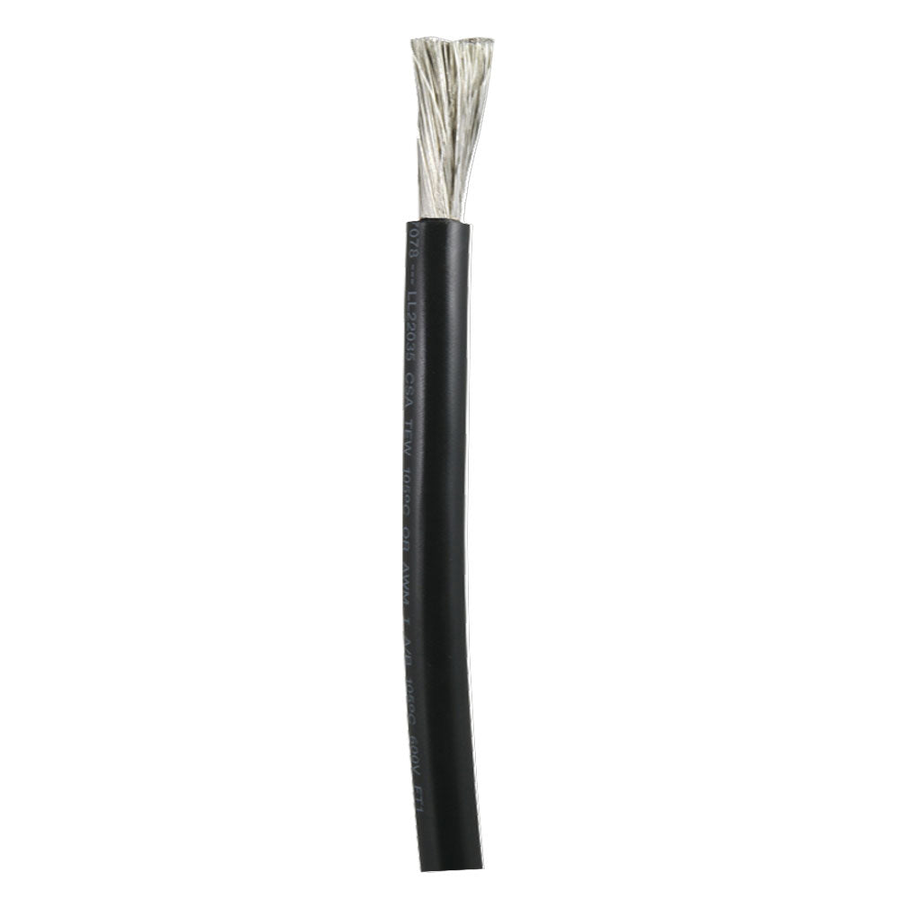 Ancor Tinned Copper Battery Cable, 3/0 AWG (81mm&sup2;) - Black - Sold By The Foot 1180-FT