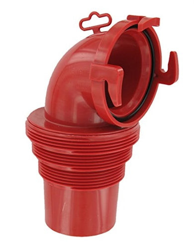 Valterra F02-3112 EZ Coupler 90Â° Bayonet Sewer Fitting - Red