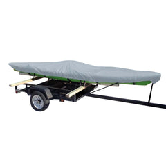 Carver Poly-Flex II Styled-to-Fit Cover f/10.5' Fishing Kayaks Trailerable- Grey 4010F-10