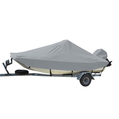 Carver Sun-DURA Styled-to-Fit Boat Cover f/21.5' Bay Style Center Console Fishing Boats - Grey 71021S-11