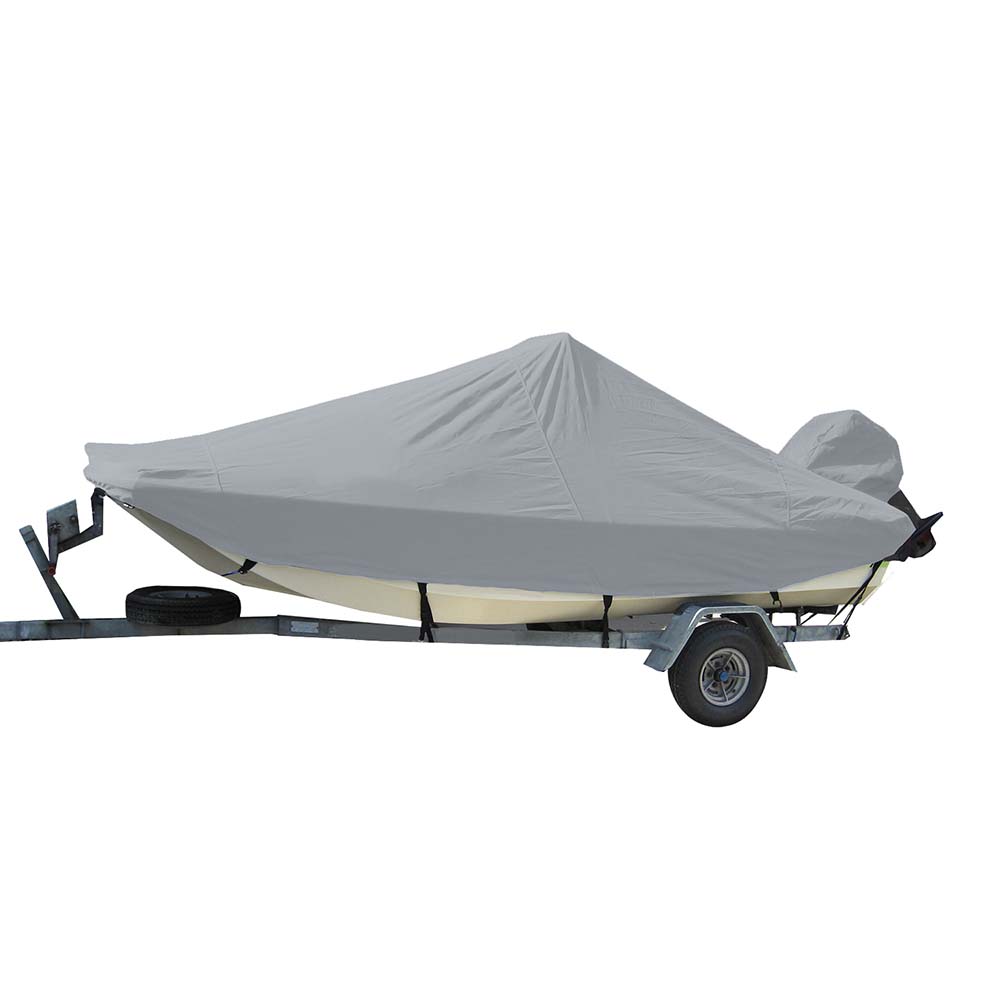 Carver Sun-DURA Styled-to-Fit Boat Cover f/23.5' Bay Style Center Console Fishing Boats - Grey 71023S-11