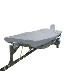 Carver Poly-Flex II Styled-to-Fit Boat Cover f/18.5' Open Jon Boats - Grey 74205F-10