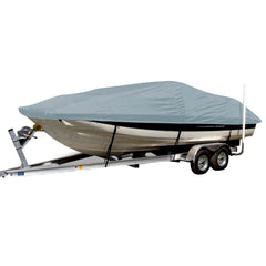 Carver Sun-DURA Styled-to-Fit Boat Cover f/22.5' Sterndrive Deck Boats w/Low Rails - Grey 75122S-11