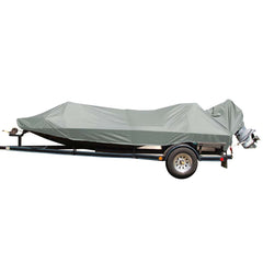 Carver Poly-Flex II Styled-to-Fit Boat Cover f/18.5' Jon Style Bass Boats - Grey 77818F-10