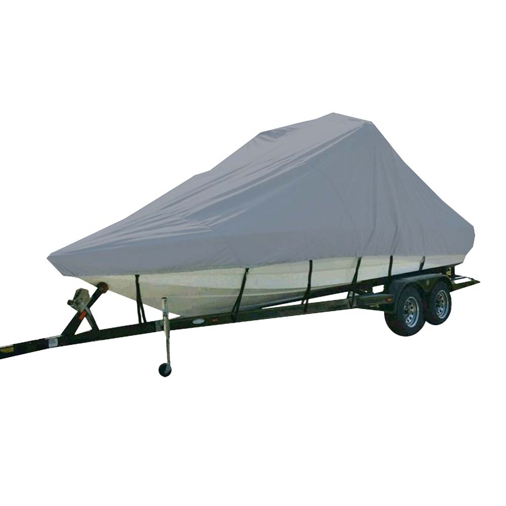 Carver Sun-DURA Specialty Boat Cover f/23.5' Inboard Tournament Ski Boats w/Tower & Swim Platform - Grey 81123S-11