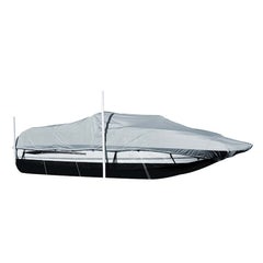 Carver Sun-DURA Styled-to-Fit Boat Cover f/24.5' Sterndrive Deck Boats w/Walk-Thru Windshield - Grey 95124S-11