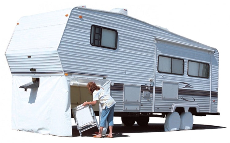 ADCO 3503 Heavy-Duty Vinyl 5th Wheel Storage Skirt - 64" H x 296" L