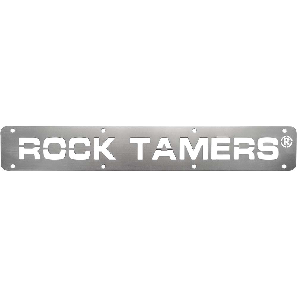 ROCK TAMERS Replacement Trim Plate - Stainless Steel RT028