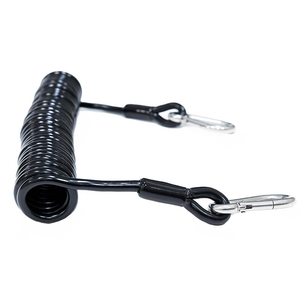 Tigress 88440-1 Heavy-Duty Coiled Safety Tether - 1200lbs