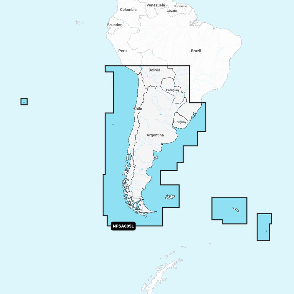 Navionics Platinum+ NPSA005L - Chile, Argentina & Easter Island 010-C1365-40