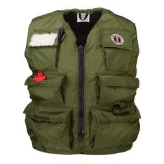 Mustang Fisherman Manual Inflatable Life Vest - Olive - Small MIV10-7-S-101