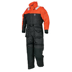Mustang Deluxe Anti-Exposure Coverall & Work Suit - Orange/Black - XXL MS2175-33-XXL-206