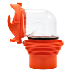 Camco 39736-D-1 RhinoFLEX Elbow & 4 In 1 Adapter w/Swivel Bayonet Fitting
