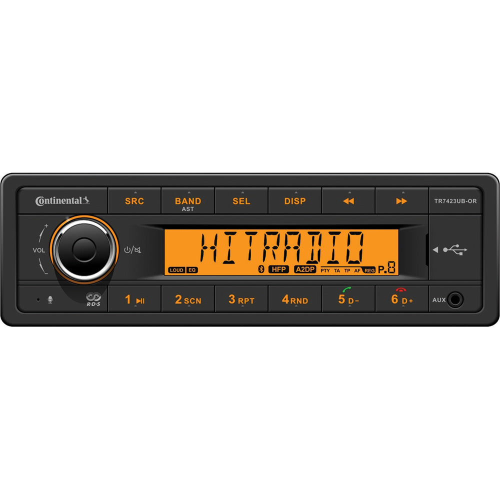 Continental Stereo w/AM/FM/BT/USB - 24V TR7423UB-OR