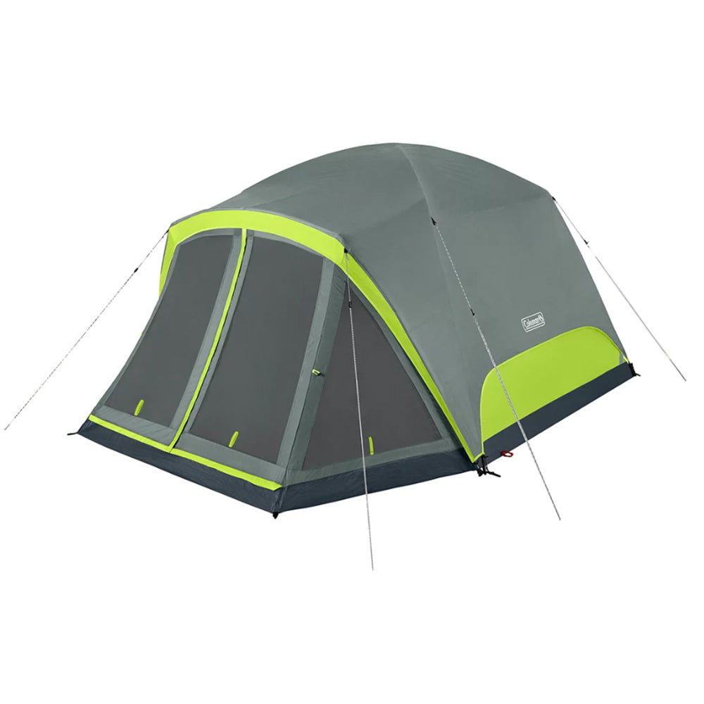 Coleman Skydome 6-Person Camping Tent w/Screen Room - Rock Grey 2000037522