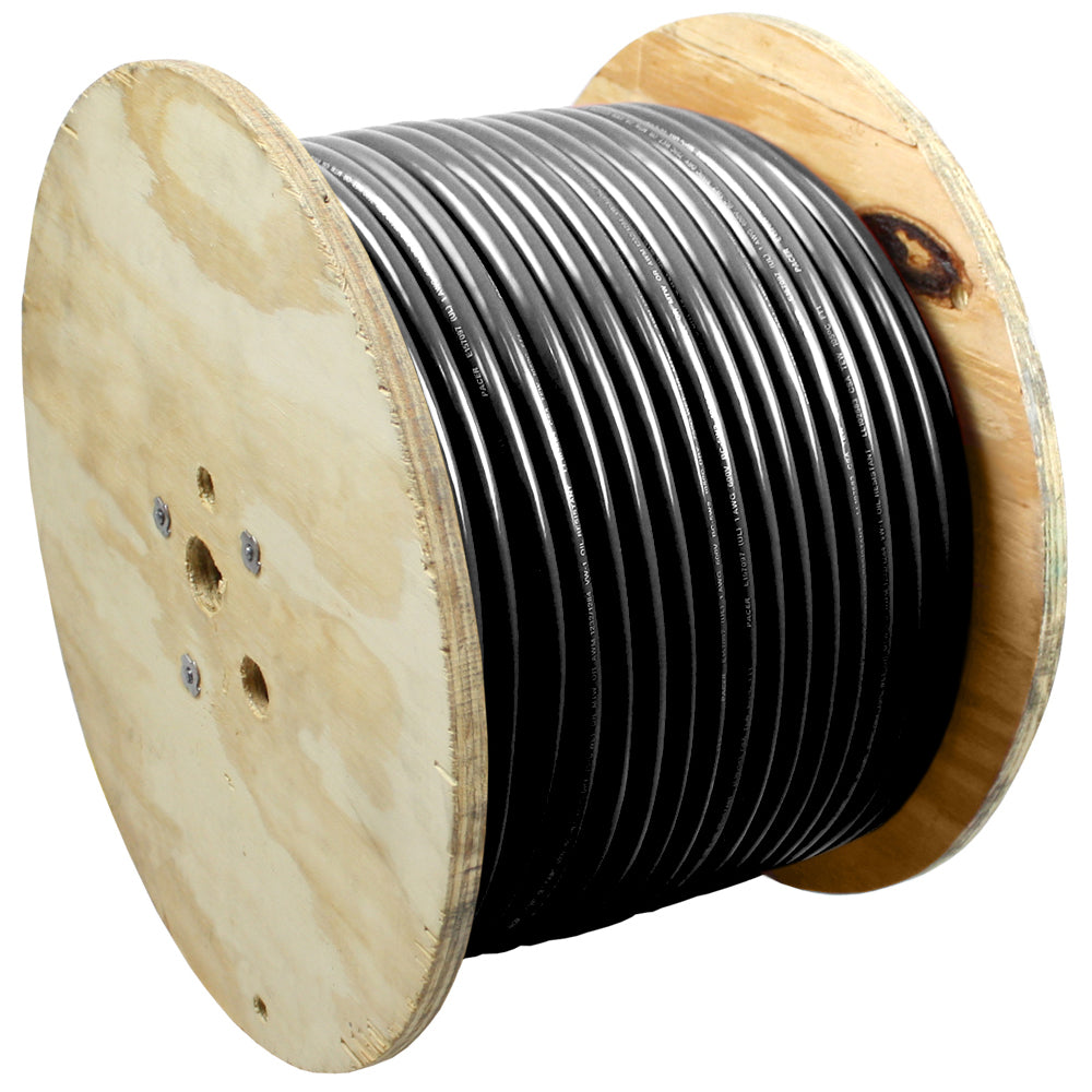 Pacer Black 6 AWG Battery Cable - 500' WUL6BK-500