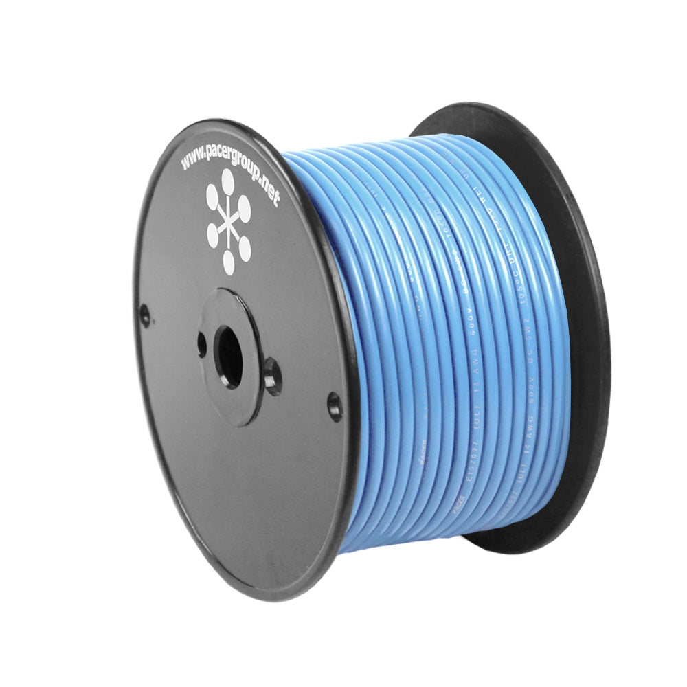 Pacer Light Blue 16 AWG Primary Wire - 100' WUL16LB-100