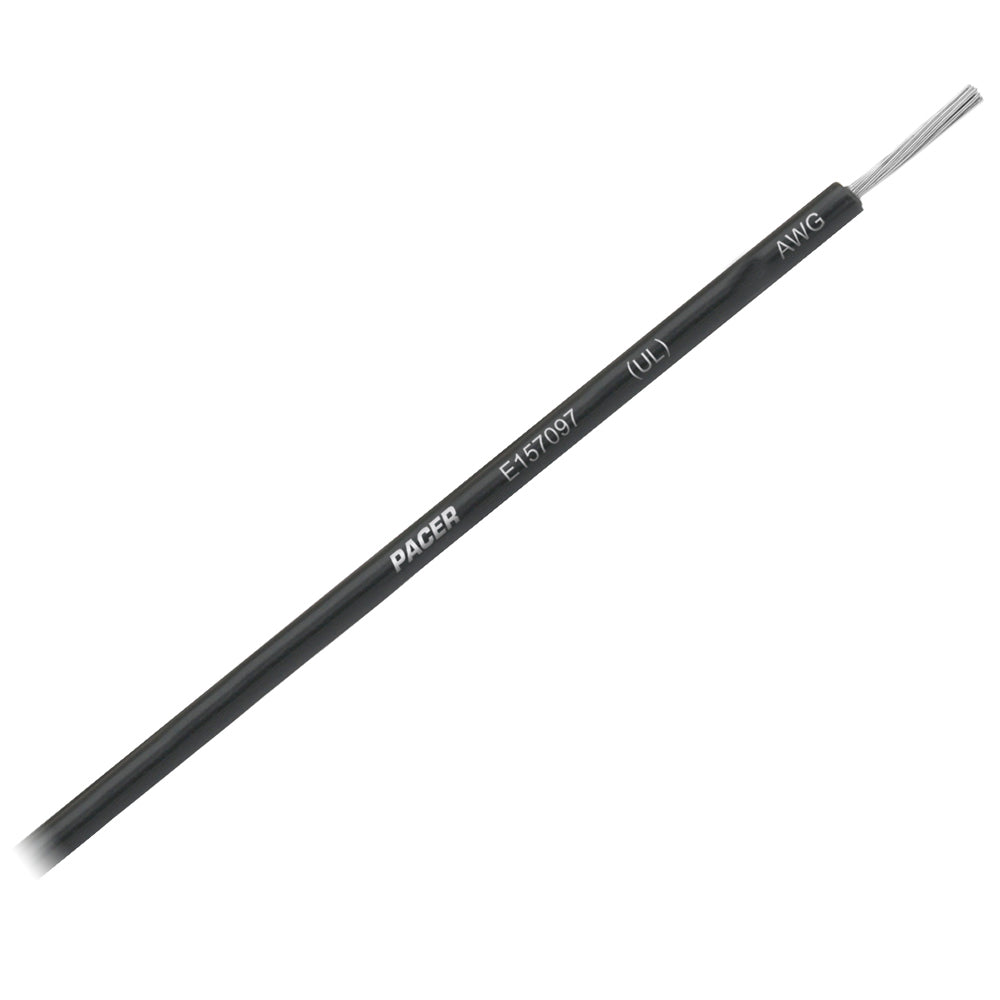 Pacer Black 14 AWG Primary Wire - 25' WUL14BK-25