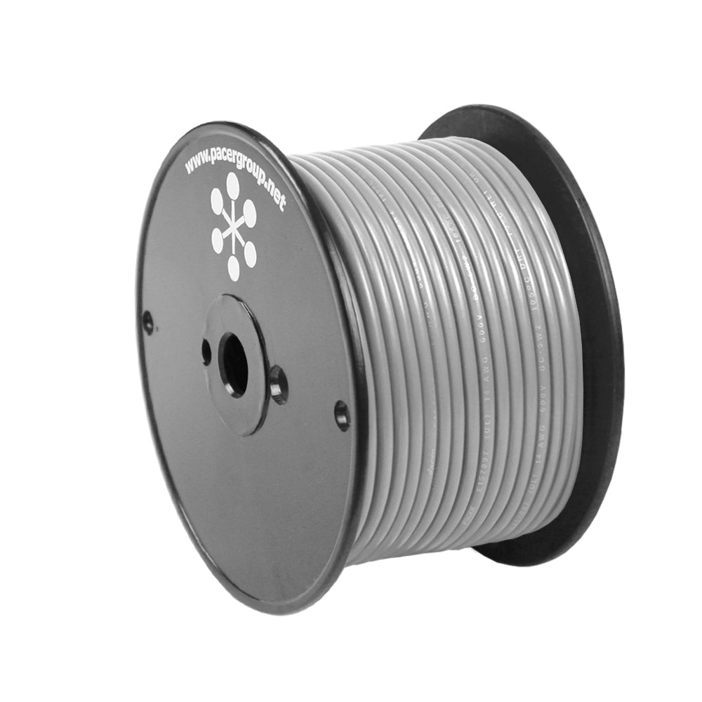 Pacer Grey 12 AWG Primary Wire - 100' WUL12GY-100