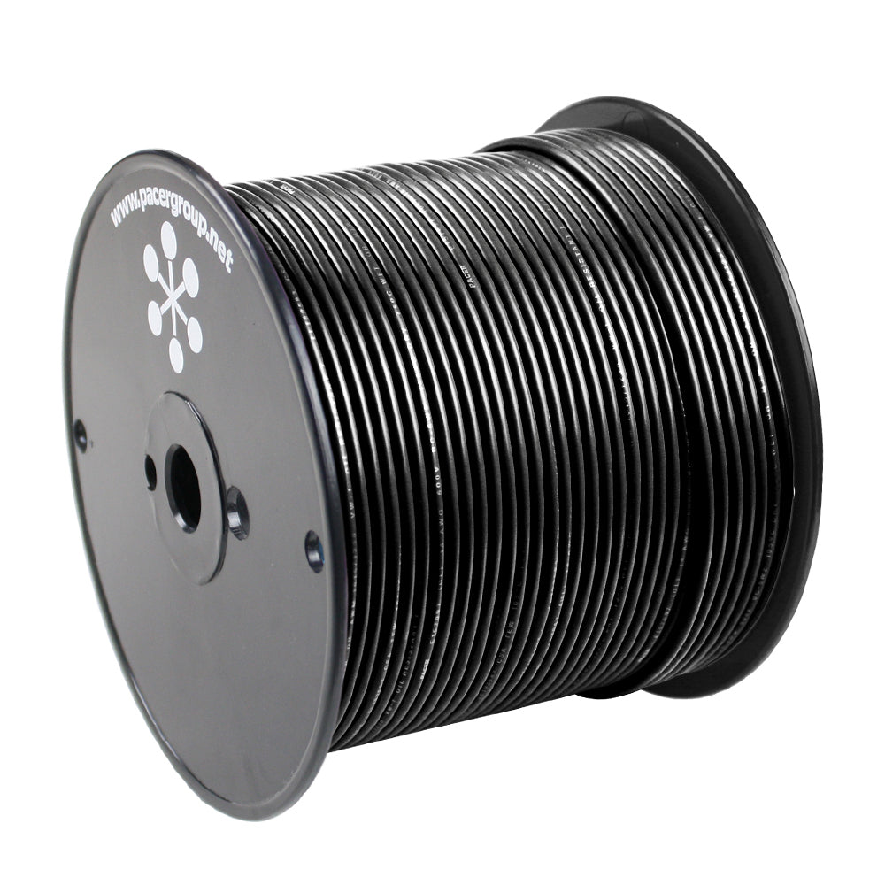 Pacer Black 12 AWG Primary Wire - 500' WUL12BK-500