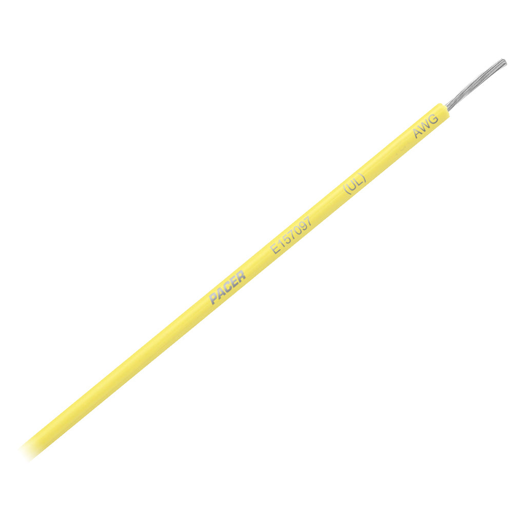 Pacer Yellow 8 AWG Primary Wire - 25' WUL8YL-25