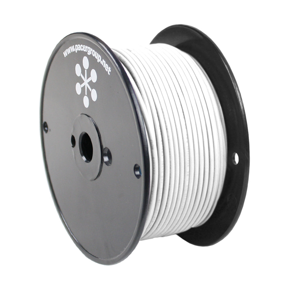Pacer White 8 AWG Primary Wire - 250' WUL8WH-250