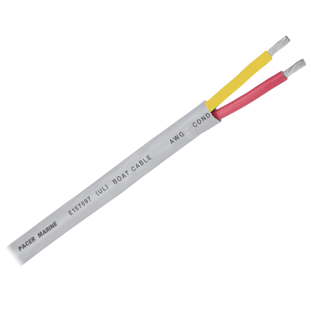 Pacer 16/2 AWG Round Safety Duplex Cable - Red/Yellow - 500' WR16/2RYW-500