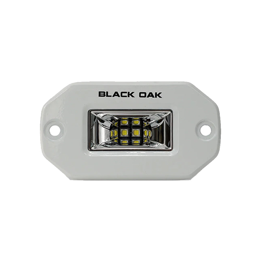 Black Oak Pro Series 2" Flush Mounted Scene Light - White 2FSL-SRPOD10CR