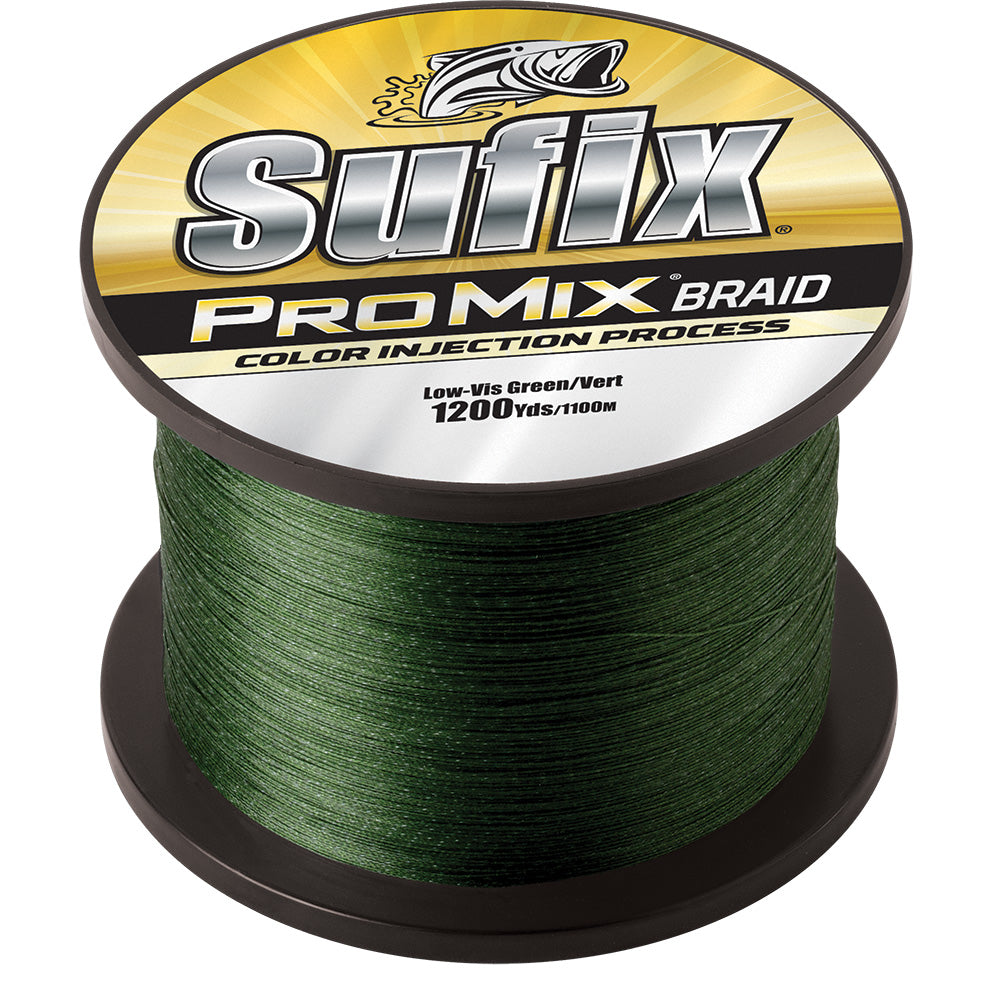 Sufix ProMix Braid - 80lb - Low-Vis Green - 1200 yds 630-380G