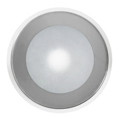 Shadow-Caster DLX Series Down Light - White Housing - RGB - Chrome Bezel SCM-DLX-CC-CHR-WH