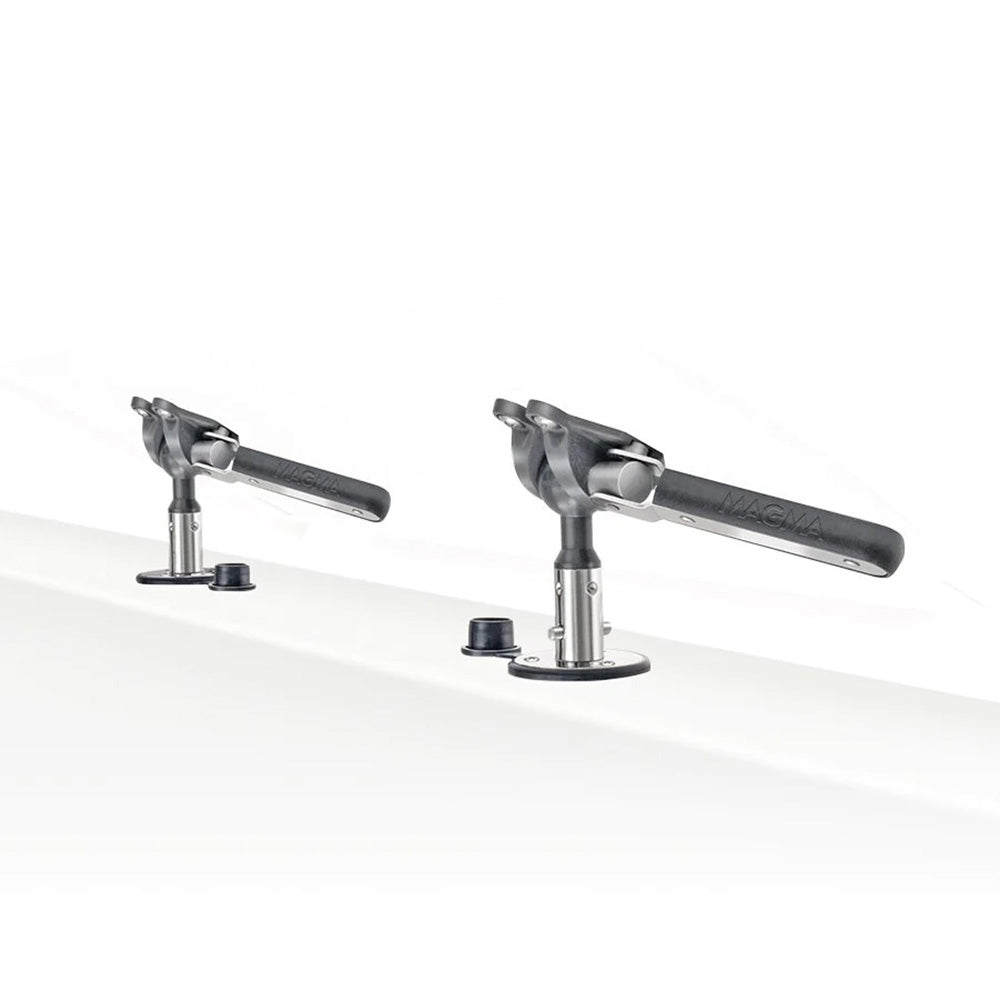 Magma T10-527 Mount - Dual Locking Flush Deck Socket w/Adjustable & Locking LeveLock
