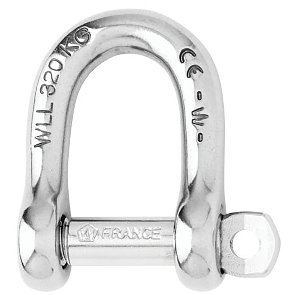 Wichard 01206 Self-Locking D Shackle - 12mm Diameter - 15/32"