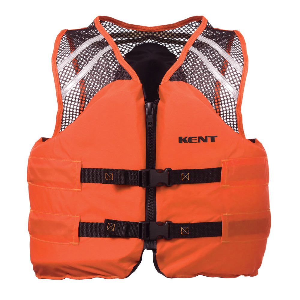 Kent 150600-200-040-23 Mesh Classic Commercial Vest - Large - Orange