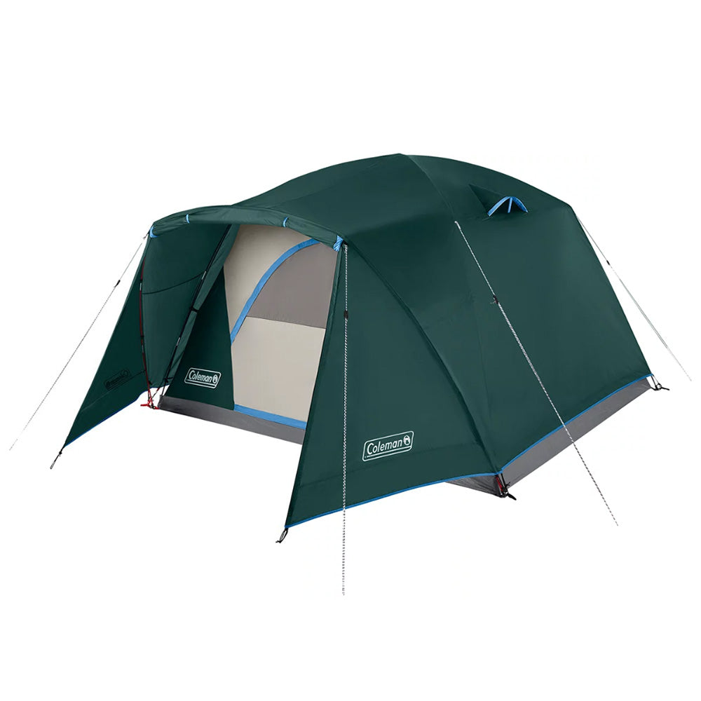 Coleman 2000037518 Skydome 6-Person Camping Tent w/Full-Fly Vestibule - Evergreen