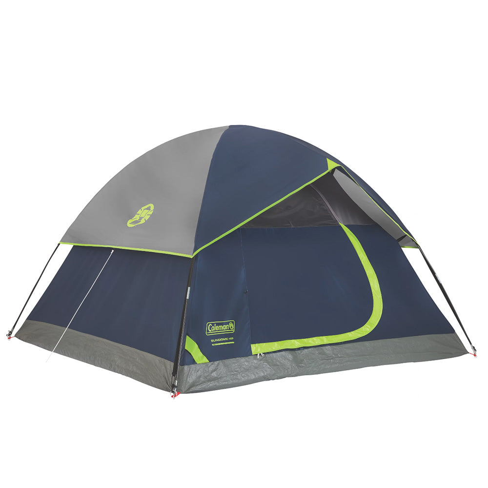 Coleman 2000035697 Sundome 4-Person Camping Tent - Navy Blue & Grey