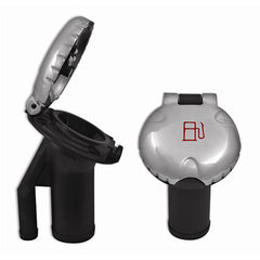 Attwood 99DFPVAS1S Deck Fill f/Pressure Relief Systems - Angled Body & Scalloped Stainless Steel Cap