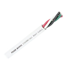 Pacer WR14/4-100 Round 4 Conductor Cable - 100' - 14/4 AWG - Black, Green, Red & White