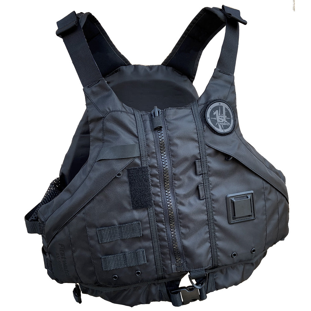 First Watch AV-1000-BK-XS/S AV-1000 Kayak Style Duty PFD - Black - XS/S