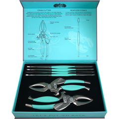 Toadfish 1022 Crab/Lobster Tool Set - 2 Shell Cutters & 4 Seafood Forks