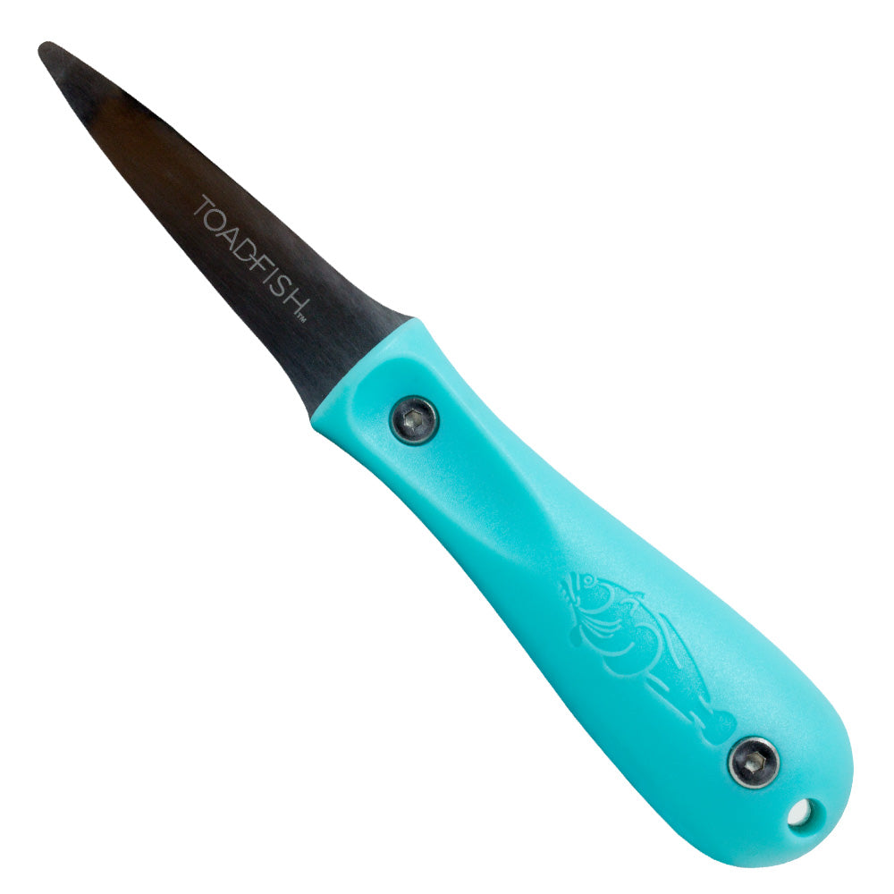 Toadfish 1001-D-2 Put 'Em Back Oyster Knife - Teal