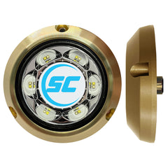 Shadow-Caster SC3-BW-BZSM SC3 Series Blue/White Bronze Surface Mount Underwater Light