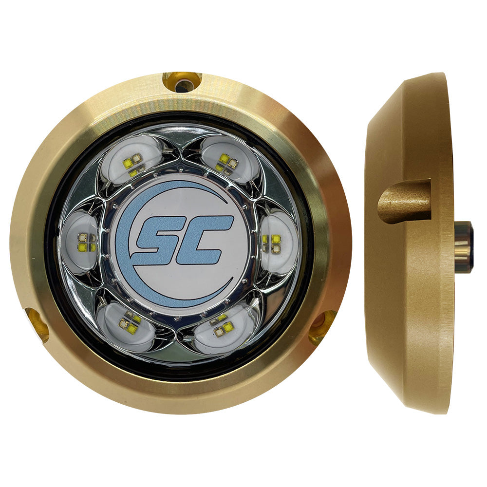 Shadow-Caster SC3-BB-BZSM SC3 Series Bimini Blue Bronze Surface Mount Underwater Light