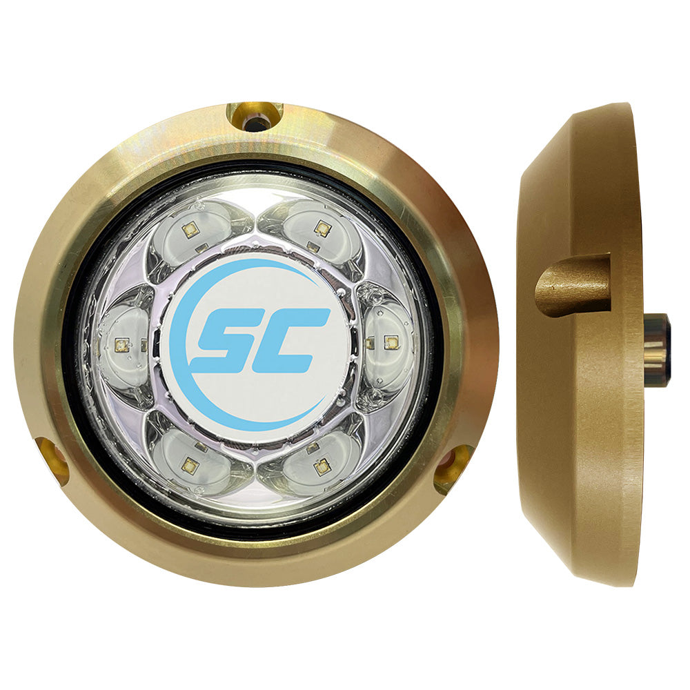 Shadow-Caster SC3-GW-BZSM SC3 Series Great White Bronze Surface Mount Underwater Light