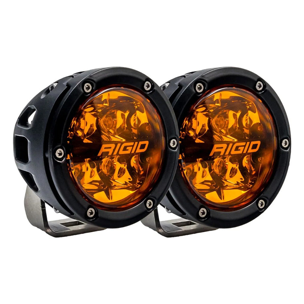 RIGID Industries 36123 360 Series 4" Spot w/Amber Pro Lens - Pair