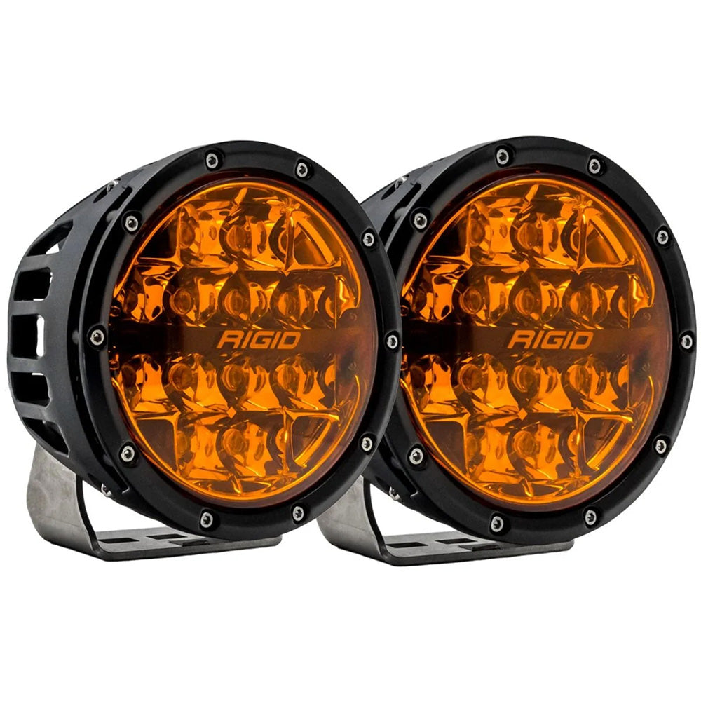 RIGID Industries 36210 360 Series 6" Spot w/Amber Pro Lens - Pair