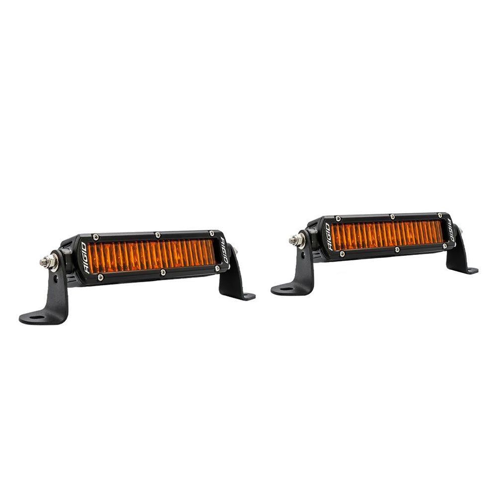 RIGID Industries 906705 SR Series SAE 6" w/Amber Pro Lens - Pair