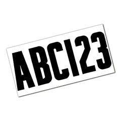 Attwood 14142-7 Letter & Number Kit - Black