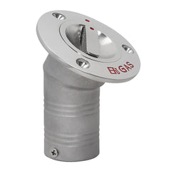 Whitecap 6123AEPAWV Gas Deck Fill w/Vent - 30 Degree Angle - Fits 1-1/2" Hose